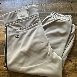 Easton Gray Baseball Pants with Elastic Waistband